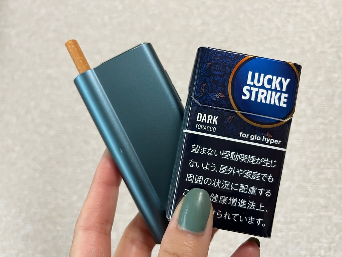【glo】glo hyper专用口味480日元的“Lucky Strike Dark Tobacco”试吸体验！浓郁常规口味
