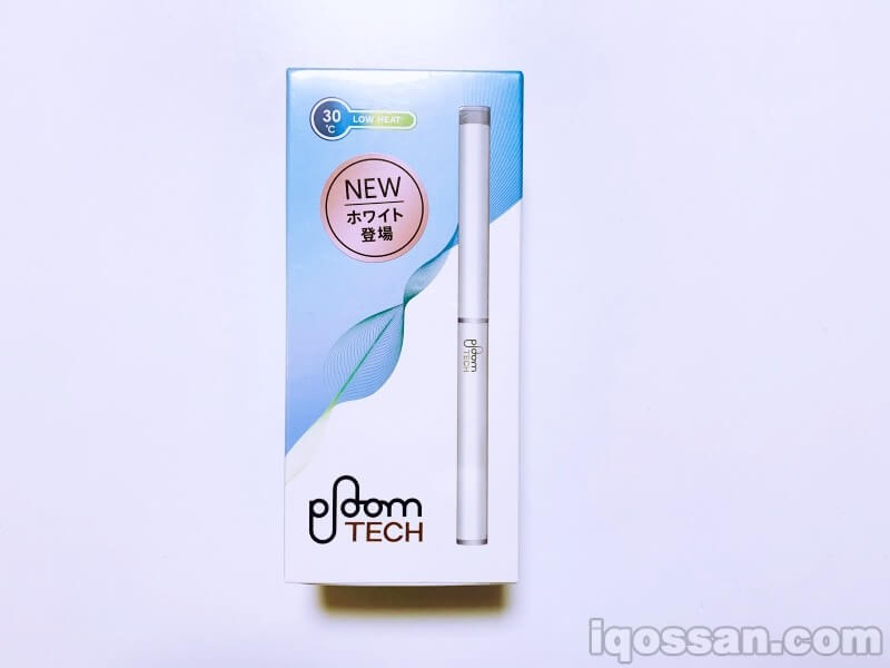 白色Ploom TECH的包装
