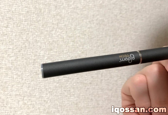 将Ploom TECH含在口中的状态