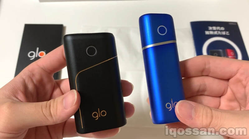 左侧为glo pro,右侧为glo nano
