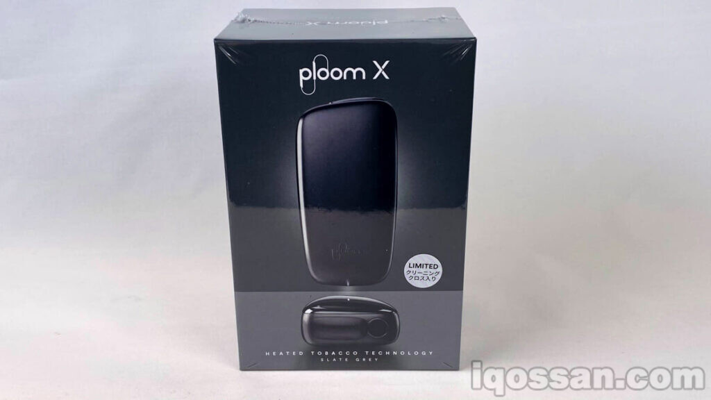 Ploom X的包装。黑色Ploom X的包装充满高级感。