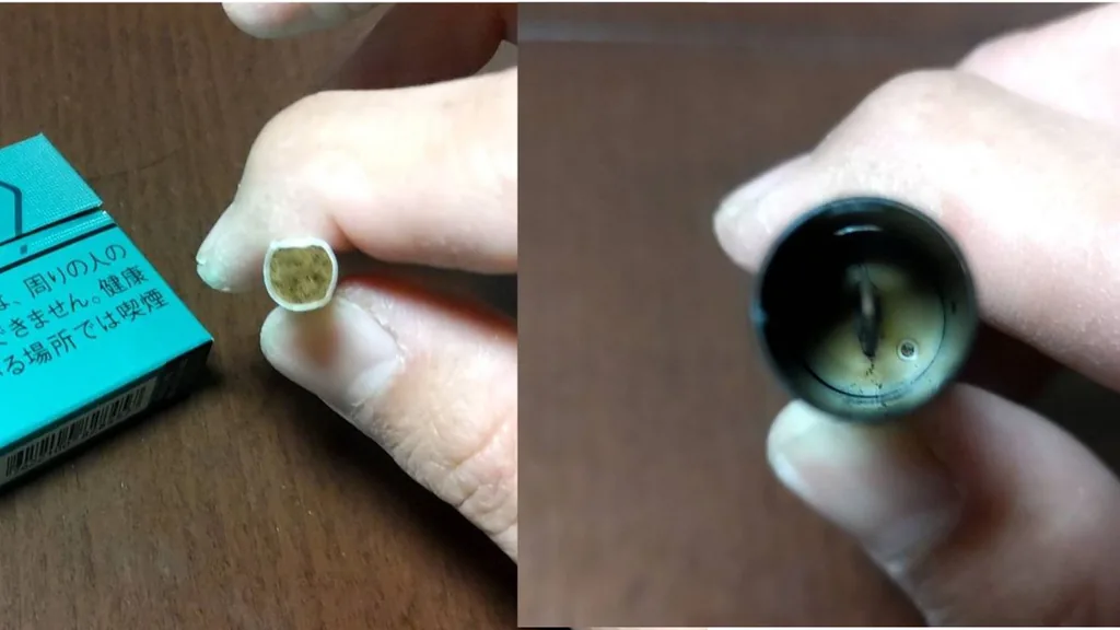 传统IQOS加热方法