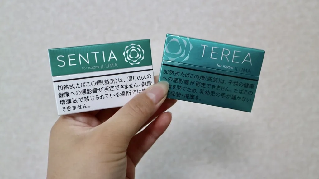 SENTIA Frost Green与TEREA Menthol的图片