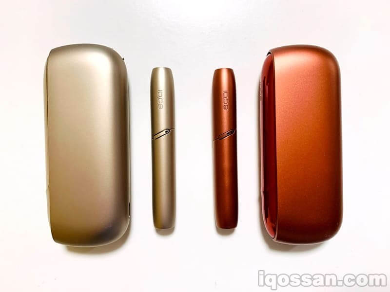 左侧为无印IQOS 3,右侧为IQOS 3 DUO