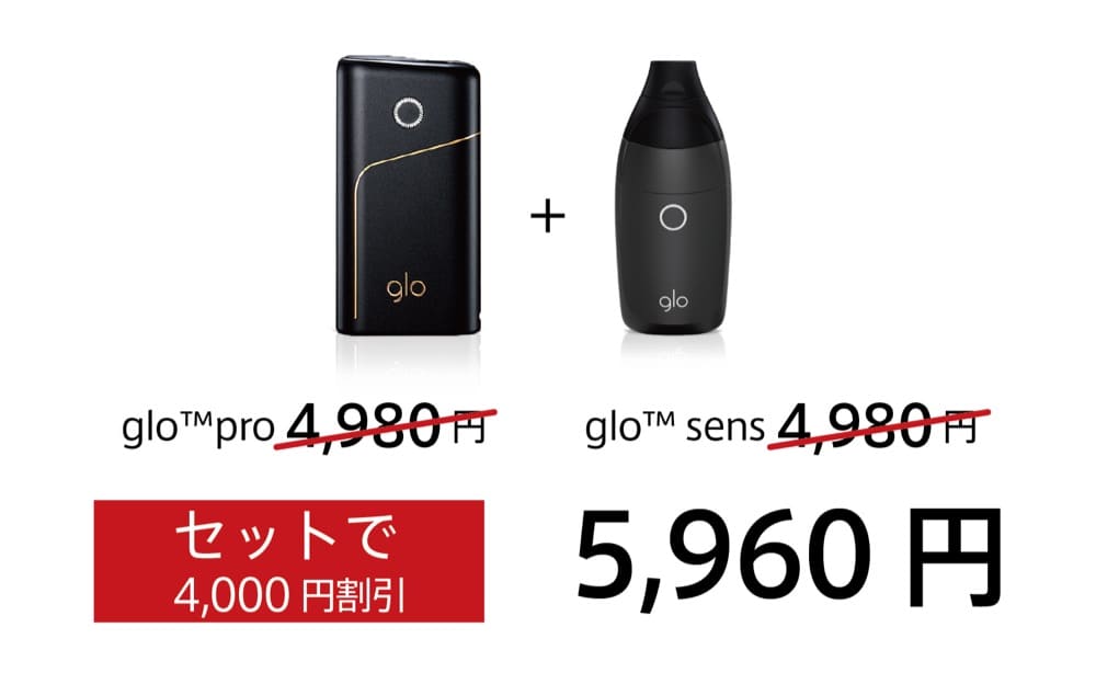 glo pro与glo sens套装