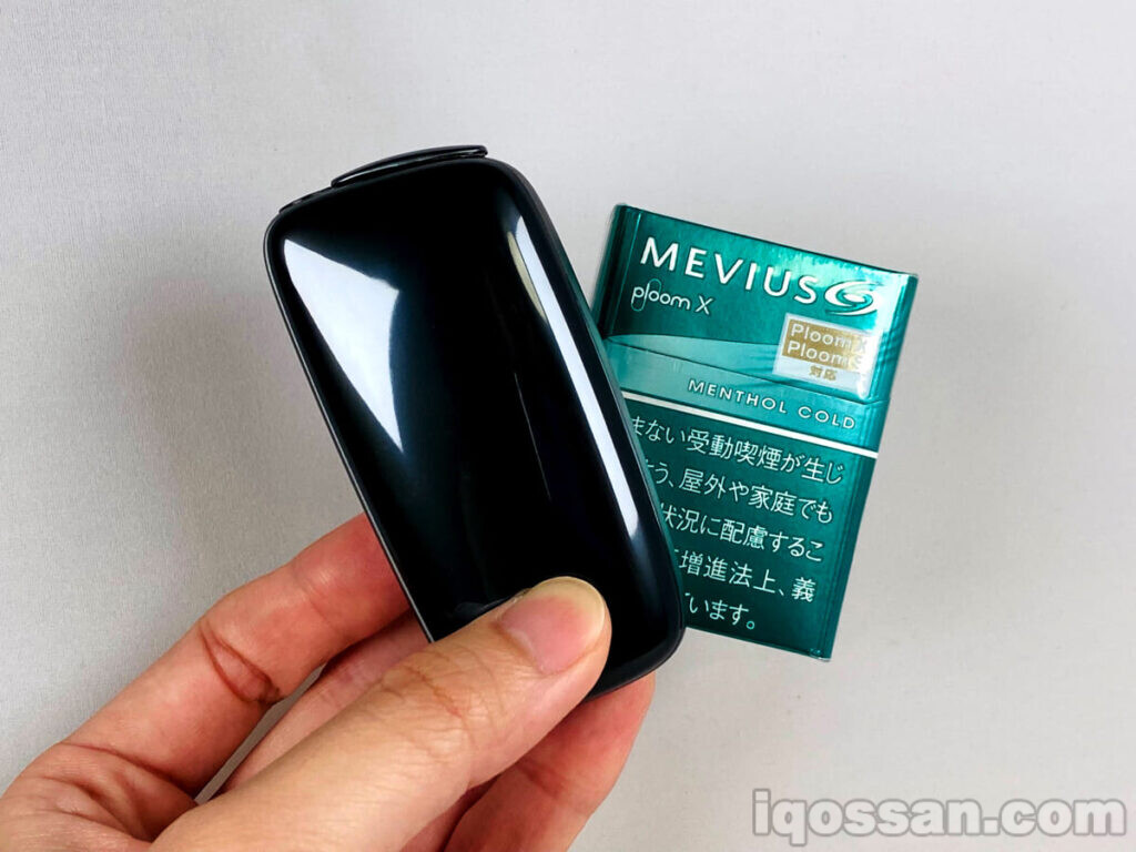 使用Ploom X吸“MEVIUS Menthol Cold”