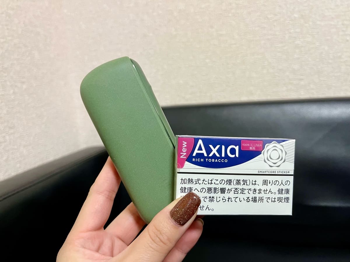 [IQOSILUMA] 试过抽480日元的Axia烟草棒“浓烟”！浓郁的普通口味