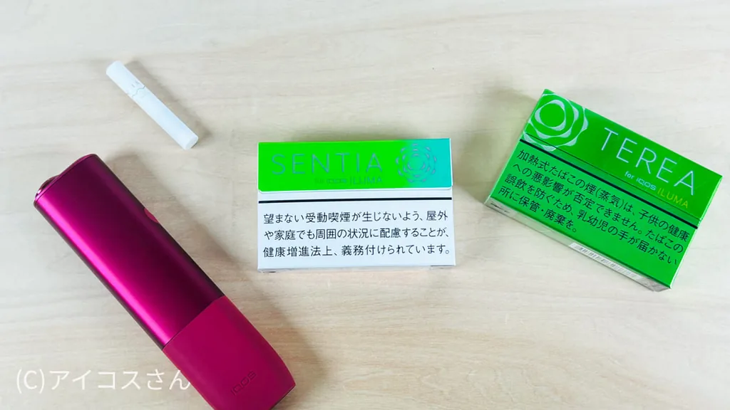 能否从「TEREA Yellow Menthol」换到「SENTIA Citrus Green」?