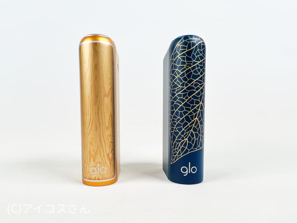 Authentic Gold与Lucky Strike限定款glo hyper+的对比