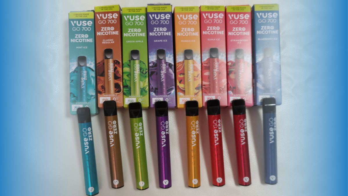 [零尼古丁] 一次性无尼古丁型Vuse Go700现已上市！比较所有8种口味！