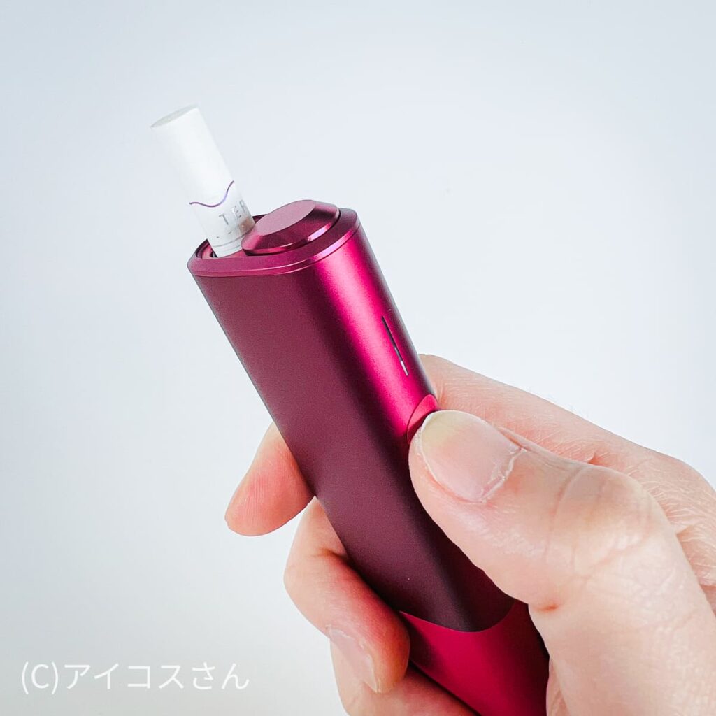 IQOS ILUMA ONE开始加热的状态
