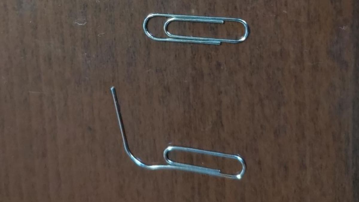 使用回形针时