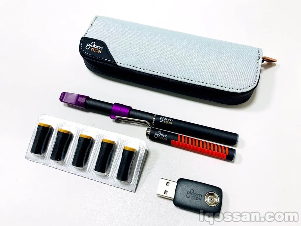 正品Ploom TECH箱中包含的物品列表