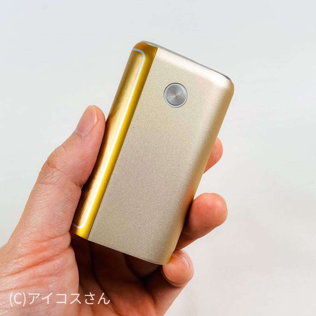 从正面看glo hyper+ Authentic Gold