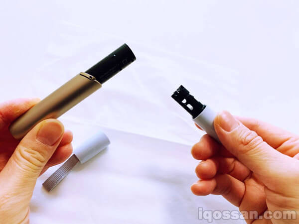 取下清洁棒的盖子