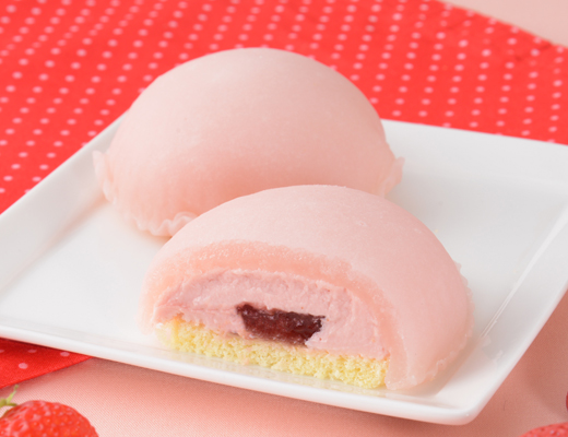Uchi Café×ICHIBIKO 软糯草莓蛋糕大福(草莓&白巧克力)