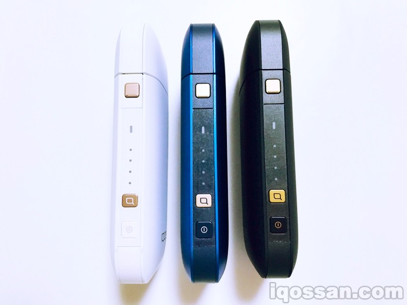 侧面。按钮颜色几乎相同