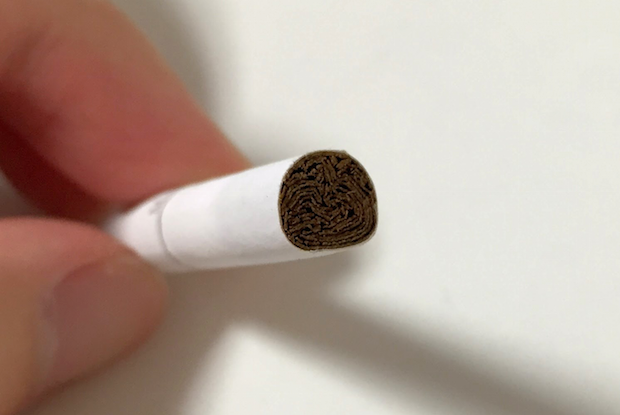 加热烟弹的内容物