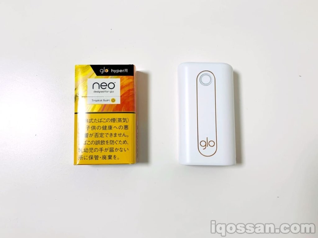 glo hyper的热带薄荷口味