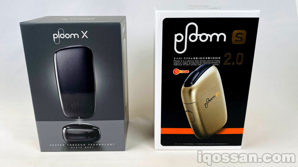 比较Ploom X与Ploom S 2.0