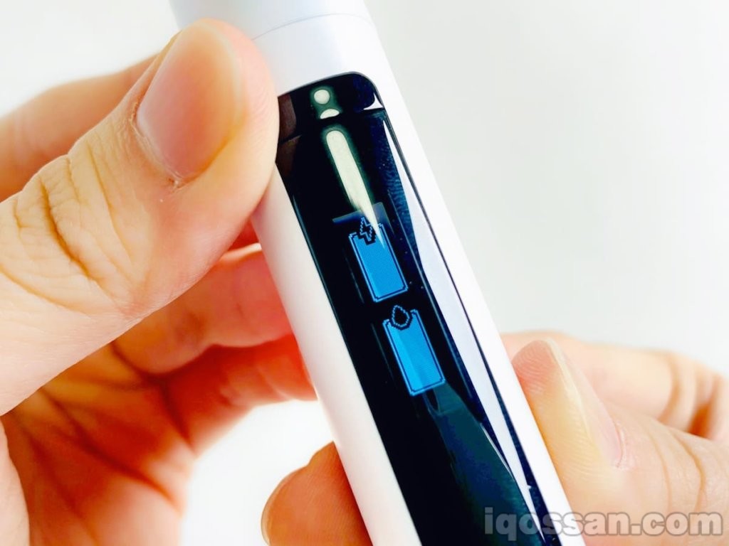 充电剩余量和液体剩余量都是MAX状态。这样准备就完成了。