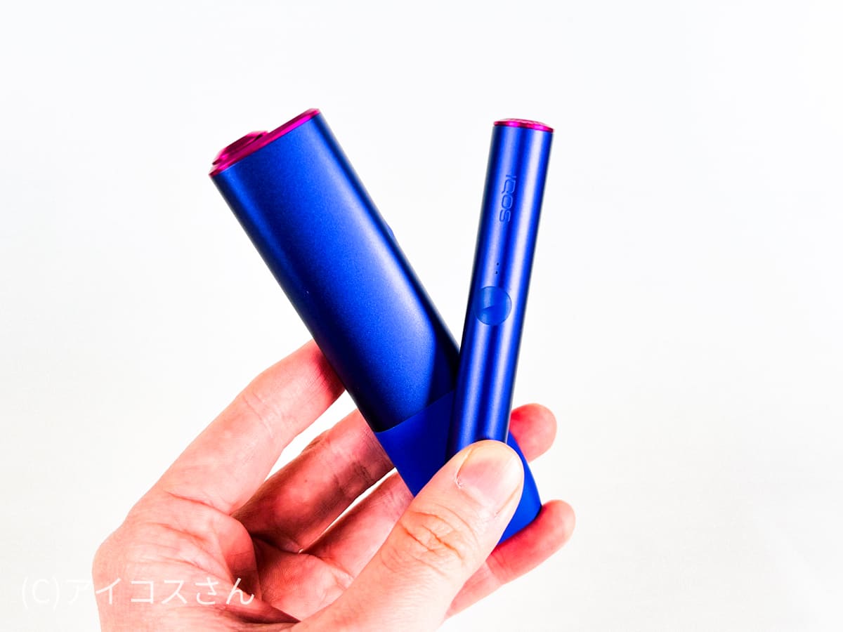 比较IQOS ILUMA/PRIME与IQOS ILUMA ONE的「霓虹款」