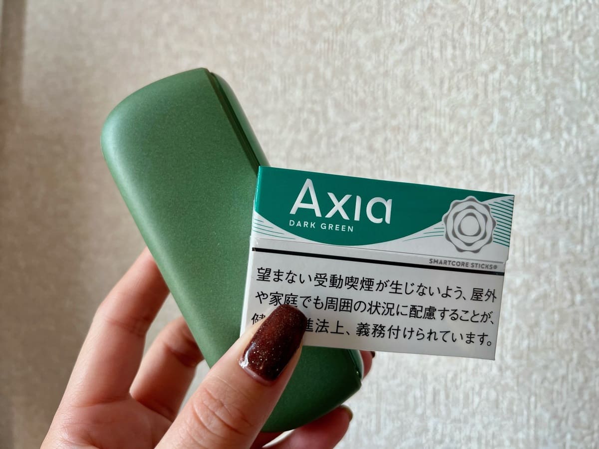 【IQOS ILUMA I】480日元即可享受清爽口感！体验了“AXIA Dark Green”！