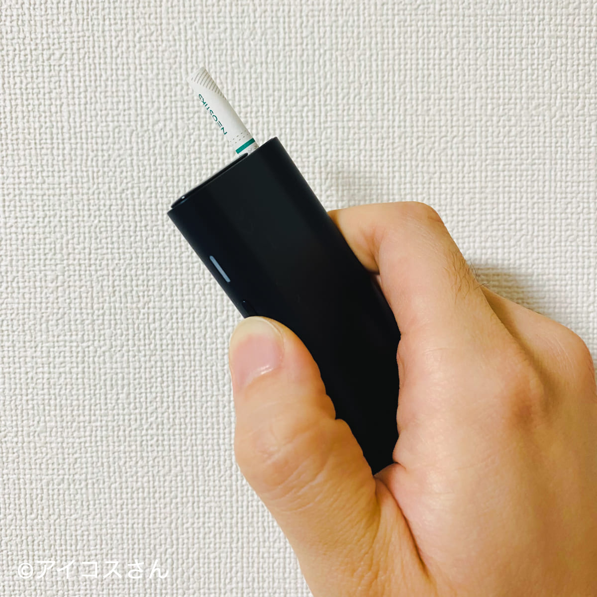 glo pro slim可以自然地按下加热按钮。