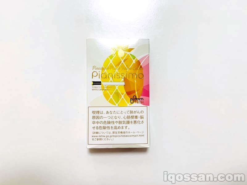 Ploom TECH的“蜜桃与菠萝MIX口味”