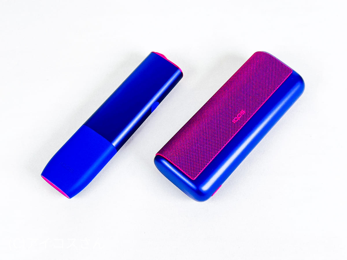 比较IQOS ILUMA/PRIME与IQOS ILUMA ONE的「霓虹款」