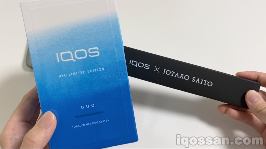 IQOS 3 DUO“涼”款的包装及限定周边。