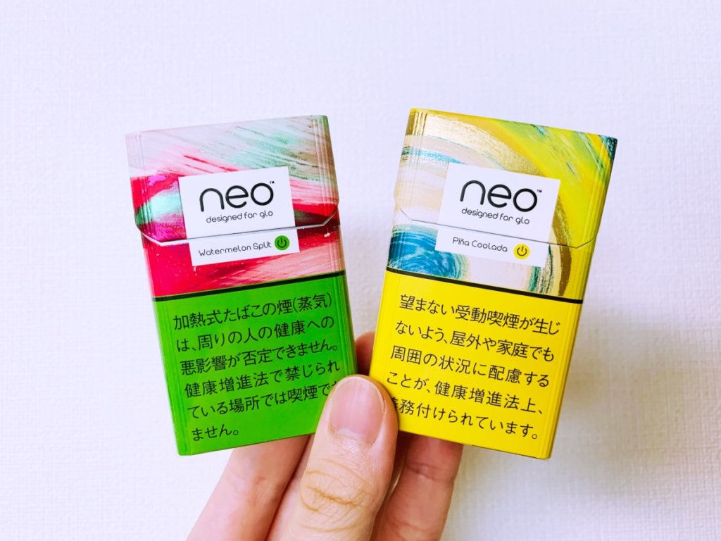 左边是西瓜味,右边是Piña Colada味。