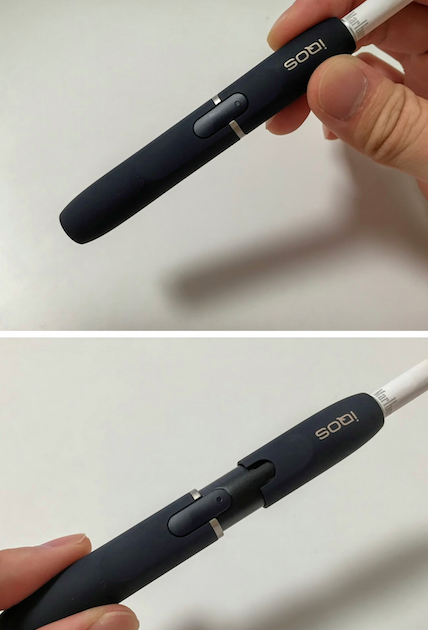 正确的加热烟弹取出方式