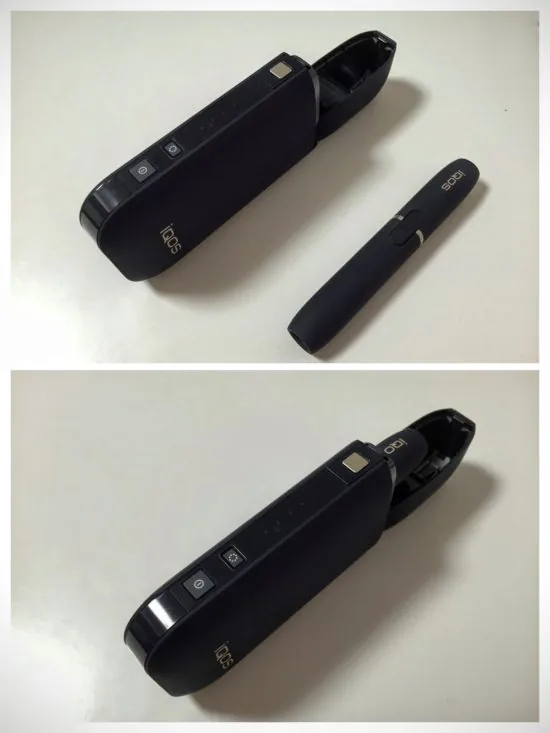 放回IQOS烟杆