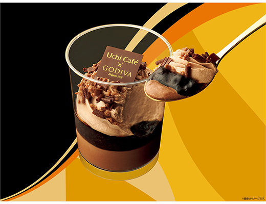 Uchi Café×GODIVA 巧克力&奶酪慕斯