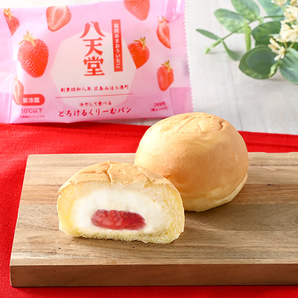 冰镇入口即化奶油面包 福冈天王草莓