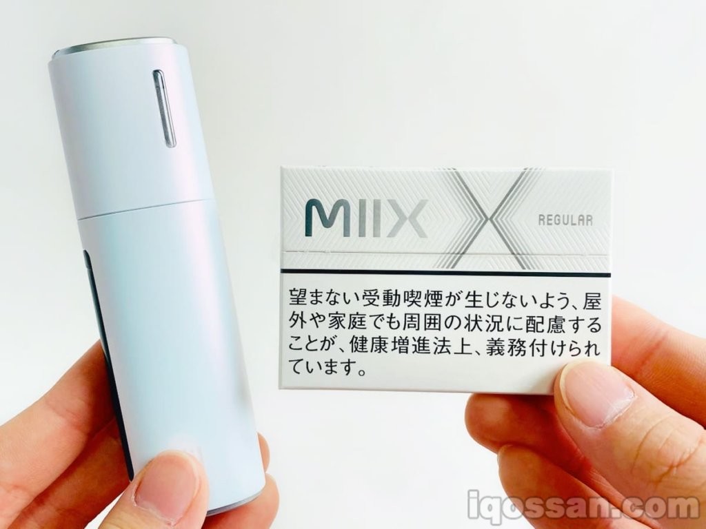 加热式烟草lil HYBRID和专用烟草MIIX的常规口味