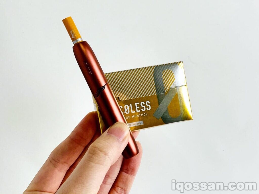 这是一款带有「橙茶」般风味、非常美味的无尼古丁品牌。