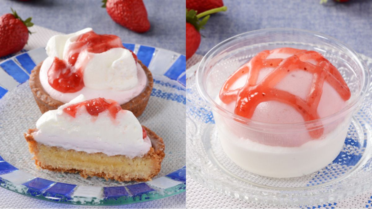 【8/15发售】罗森新品甜点推出Uchi Café×ICHIBIKO联名草莓甜品！
