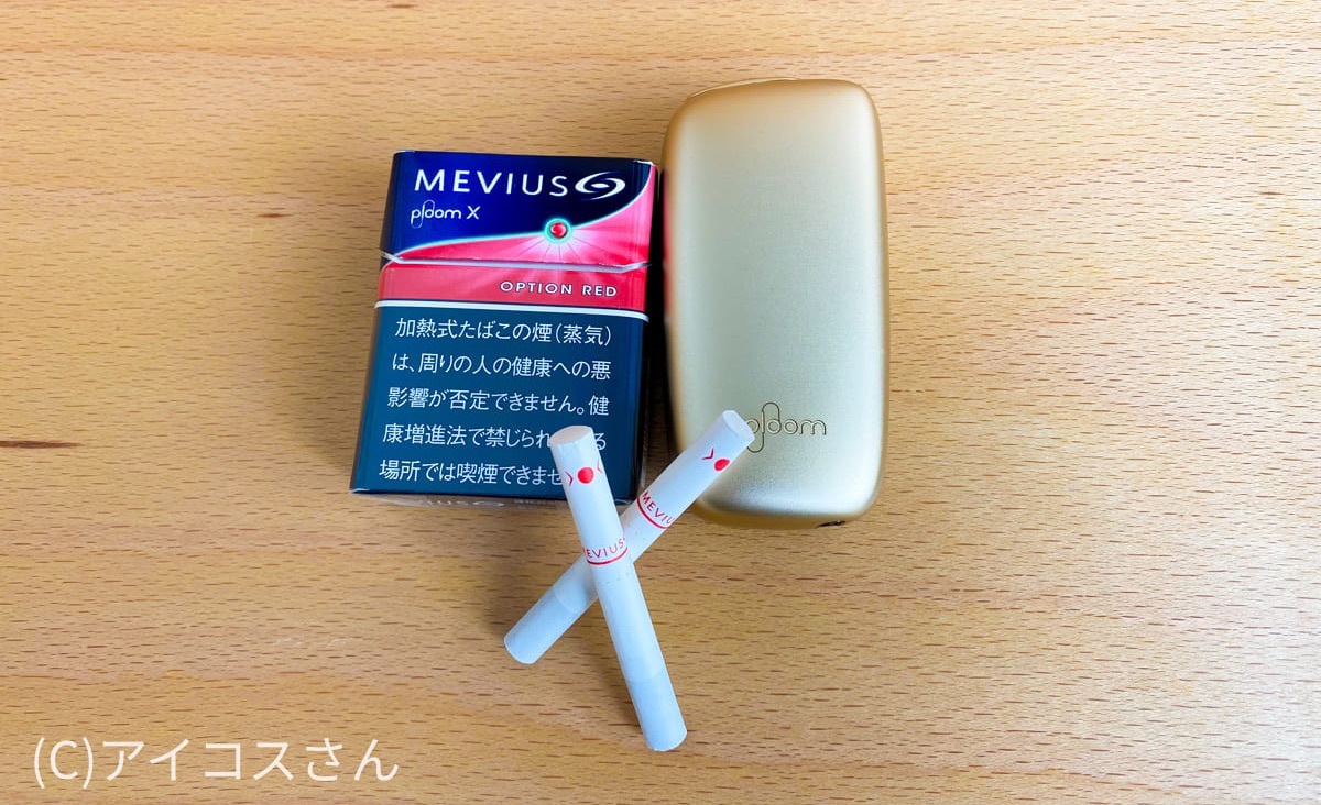 “MEVIUS Option Red”是一款可品味苹果风味清新爽快感的浓郁口味。