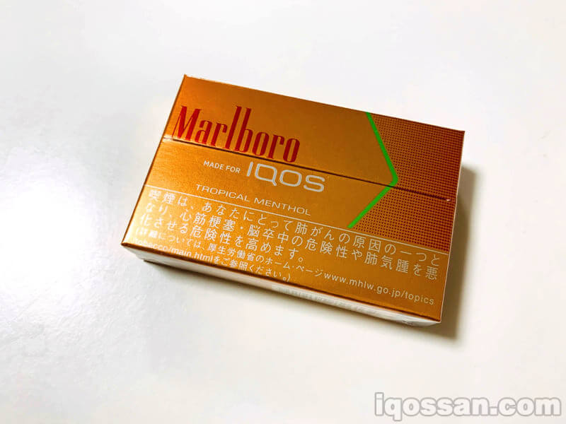 IQOS加热烟弹“热带薄荷”的包装盒