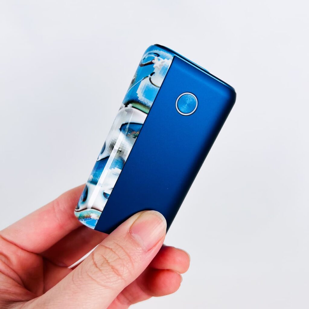 从正面看「glo Hyper+ Winter Edition Blue」
