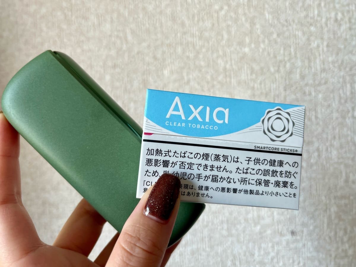 [IQOSILUMA] 试过“Axia清香烟”|味道清淡，仅480日元就很吸引人