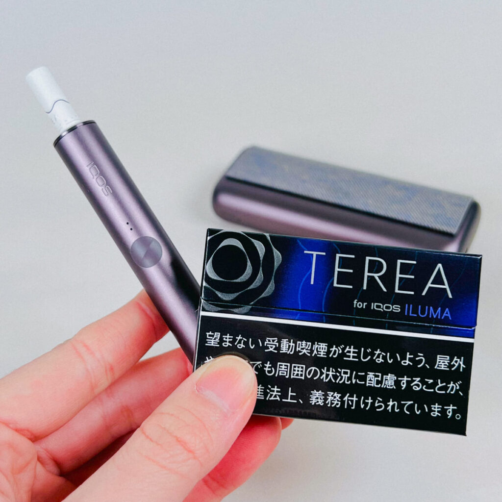 我会试试TEREA的黑紫色薄荷味。