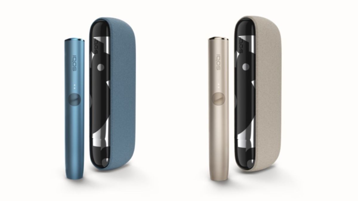 IQOS ILUMA首款限定配件Door Cover黑色的安装效果