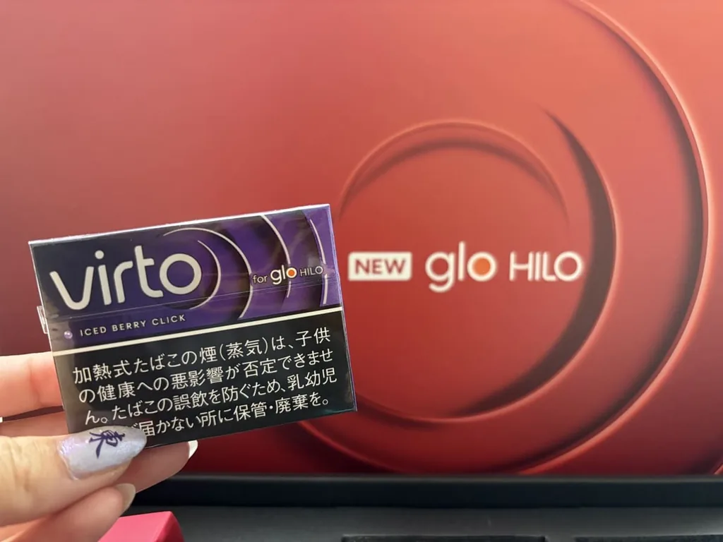 【glo】Hilo/ヒーロプラス专用口味「VIRTO・冰莓爆珠」诚实评测！莓味浓吗？冰感的薄荷感如何？