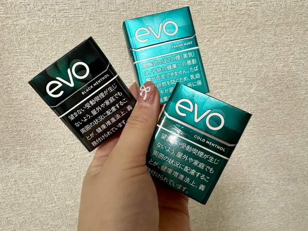 比较Evo黑薄荷与其他薄荷口味