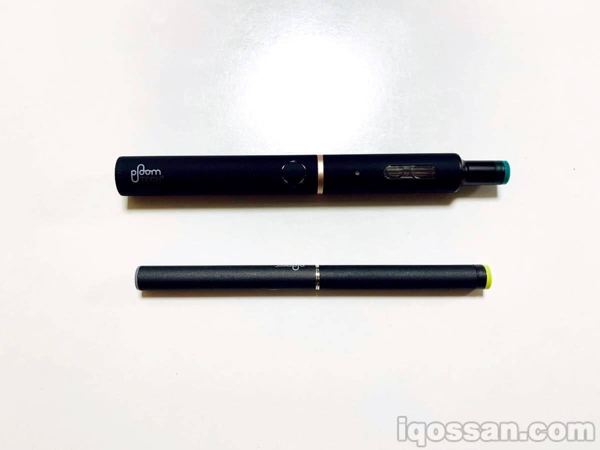 上方为Ploom TECH Plus，下方为Ploom TECH
