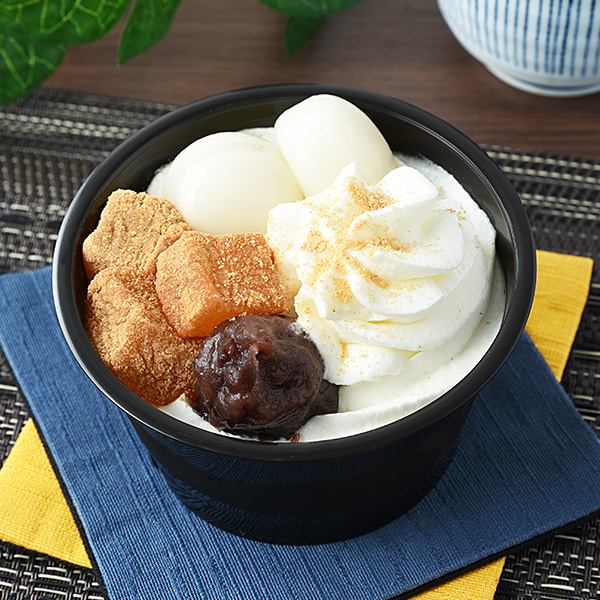 白玉与蕨饼奶油馅蜜