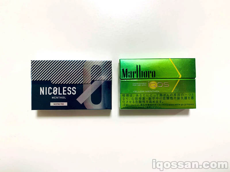 左侧为Nicoless，右侧为加热棒
